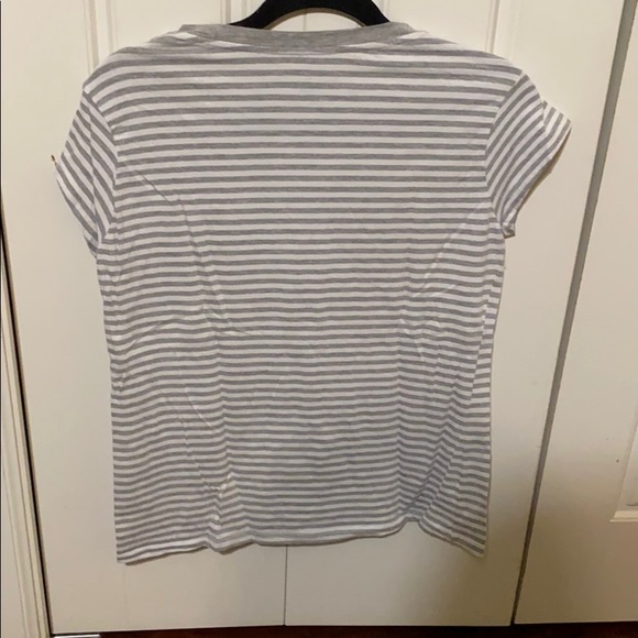 White and grey shirt from Beverly Hills Polo Club. - Picture 2 of 2